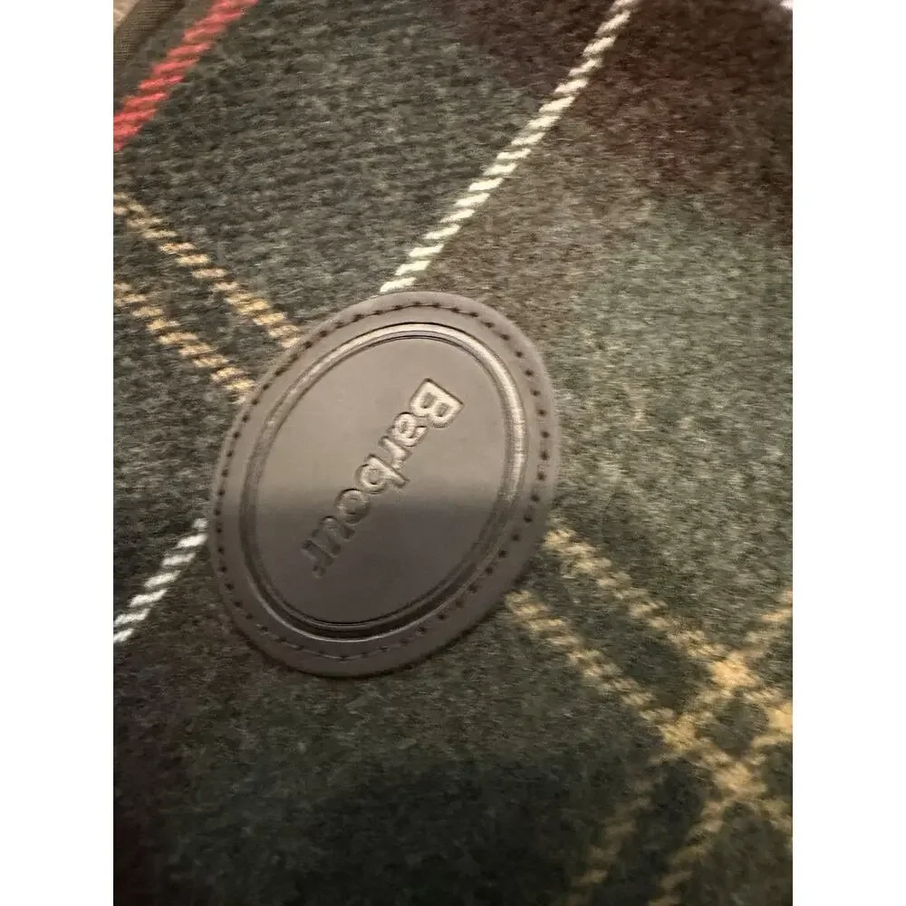 Barbour Wool Touch Fleece Lined Dog Coat Waterproof Sz M NEW $98